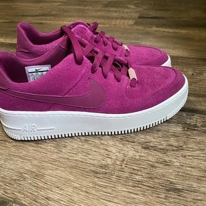 Nike Air Force One. Size 10 True Berry